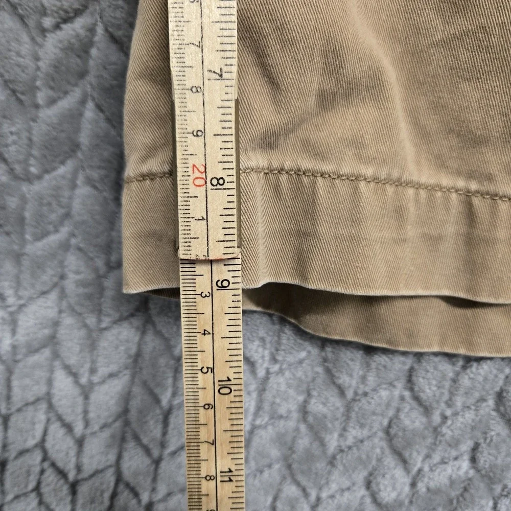 Polo Ralph Lauren Shorts Men 38 Khaki Blue Pony Twill Relaxed Fit‎ Golf Chino